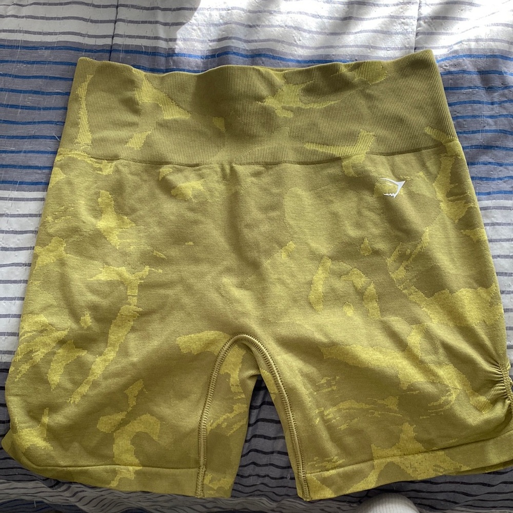 Light green Gymshark shorts